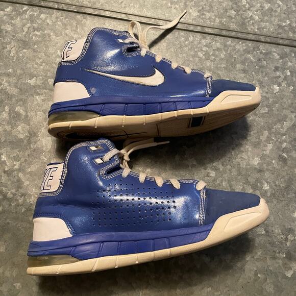 Vintage Y2K Nike Air Max Bizness 2008 High Top Shoe Blue Mens 7 Sneakers 324824 - Picture 9 of 14